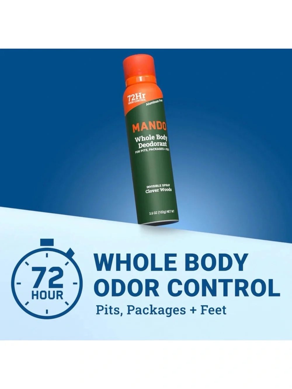 Mando Clover Woods Whole Body Deodorant 3.6oz